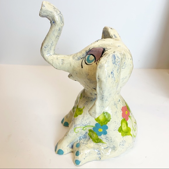 Alvarez Meifiso Mexico paper mache art elephant - Picture 5 of 8